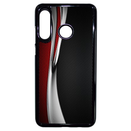 Silver Wave karbon mintás Huawei P30 Lite tok