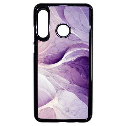 Absztrakt lila márvány mintás Huawei P30 Lite tok