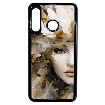 Szépséges aranyló nő Art Huawei P30 Lite tok
