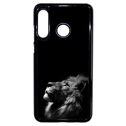 Fekete-fehér oroszlán Huawei P30 Lite tok