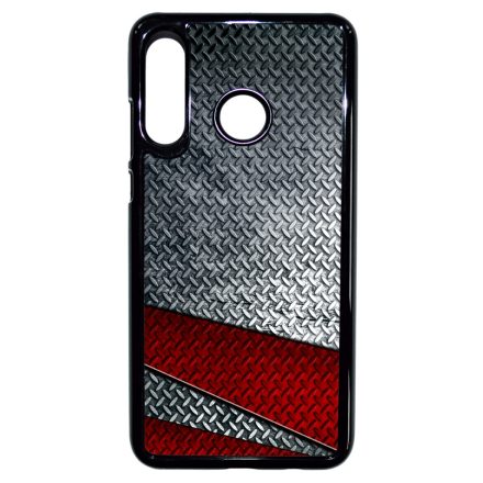 Acéllemez vörös sávval Huawei P30 Lite tok