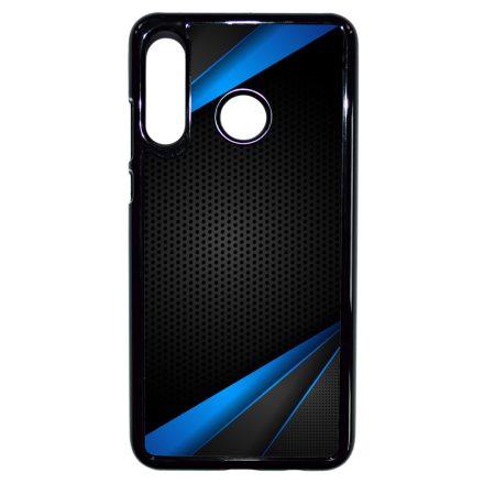 Carbon kék sávokkal Huawei P30 Lite tok