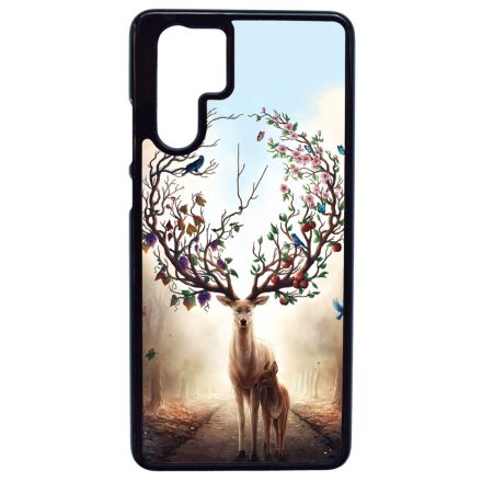 erdő szarvas őz négy évszak Huawei P30 Pro tok
