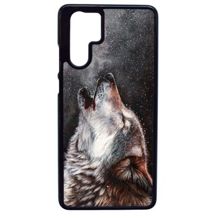 téli farkas wolf art Huawei P30 Pro tok