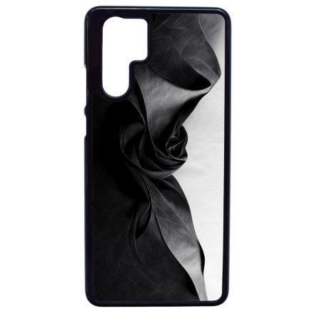 Szatén hatású fekete-fehér Art Huawei P30 Pro tok
