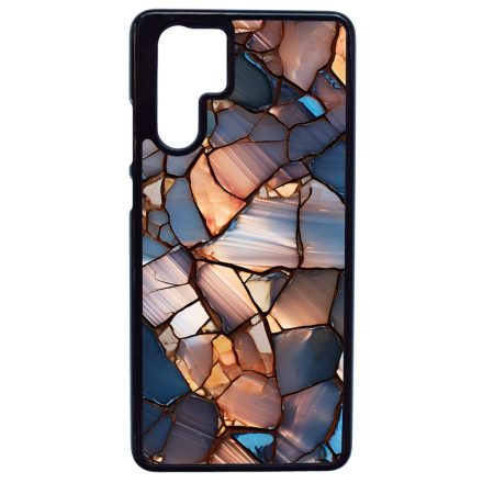 Elegáns kék mozaik Art Huawei P30 Pro tok