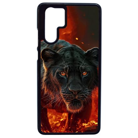 Fekete oroszlán Huawei P30 Pro tok