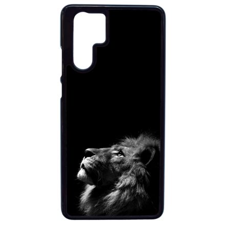 Fekete-fehér oroszlán Huawei P30 Pro tok