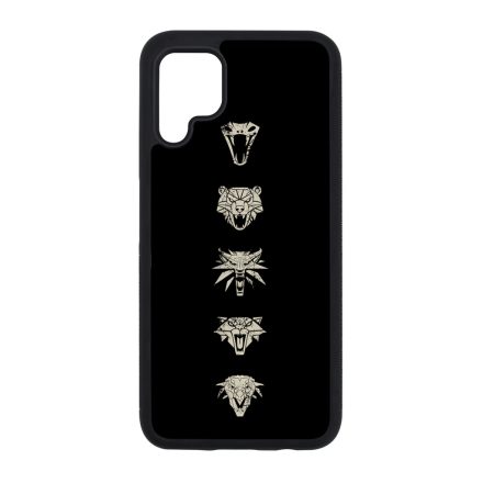 Witcher Schools wolf fehér farkas Huawei P40 Lite tok