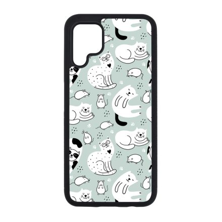 Tündéri macska-egér mintás Huawei P40 Lite tok