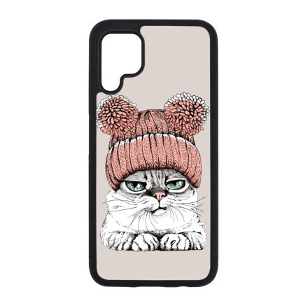 Cuki sapkás cica Huawei P40 Lite tok