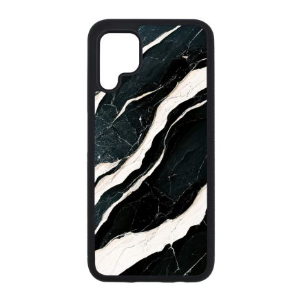 Trendi fekete-fehér márvány mintás Huawei P40 Lite tok