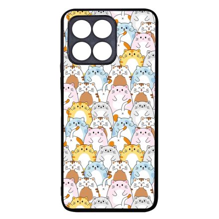 Tündéri Kawaii cica mintás Honor X6a tok
