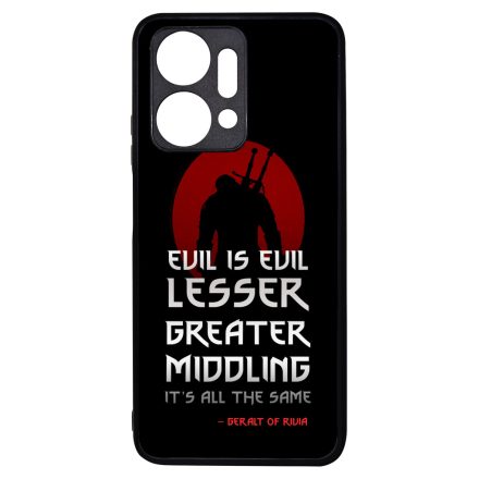 Evil is evil the Witcher Vaják Netflix Honor X7a tok