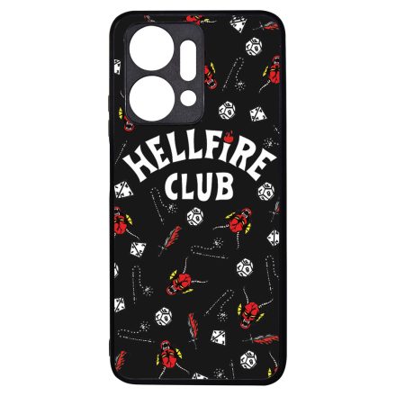 Hellfire Club - Fekete mintás - Stranger Things Honor X7a tok
