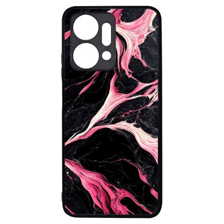 Gyönyörű fekete-pink márvány mintás Honor X7a tok