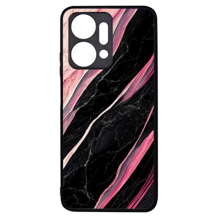 Luxury fekete-pink márvány mintás Honor X7a tok