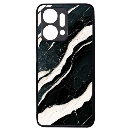 Trendi fekete-fehér márvány mintás Honor X7a tok