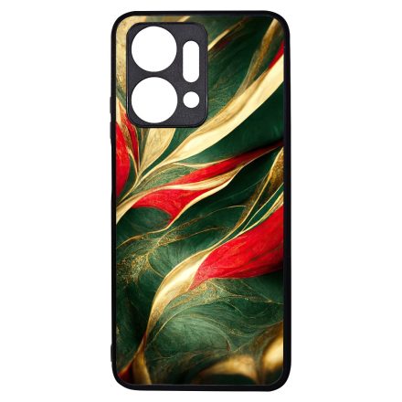 Magyaros piros-zöld márvány mintás Honor X7a tok