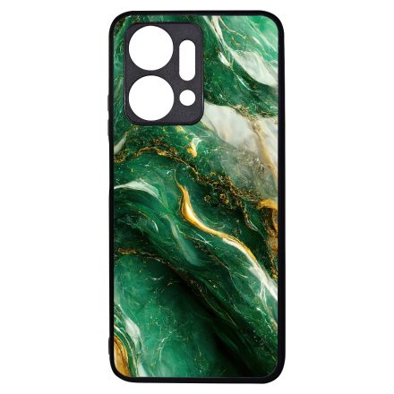 Smaragd zöld és arany márvány mintás  Honor X7a tok
