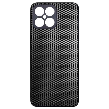 Speaker Ezüst metál mintás Honor X8 tok
