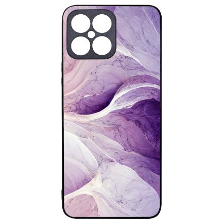 Absztrakt lila márvány mintás Honor X8 tok