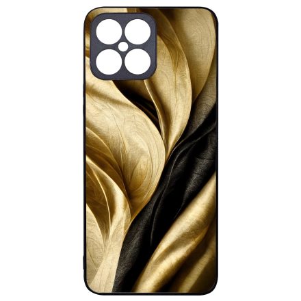 Fekete-arany mintás szatén hatású Art Honor X8 tok