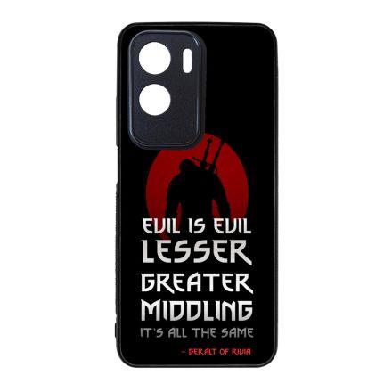 Evil is evil the Witcher Vaják Netflix Honor szilikon tok