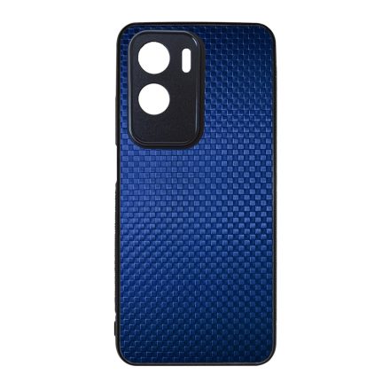 Gyönyörű kék karbon fiber mintás Honor szilikon tok