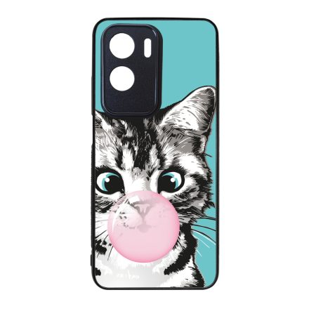 Bubble Cat - cica mintás Honor szilikon tok