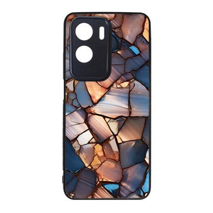 Elegáns kék mozaik Art Honor szilikon tok