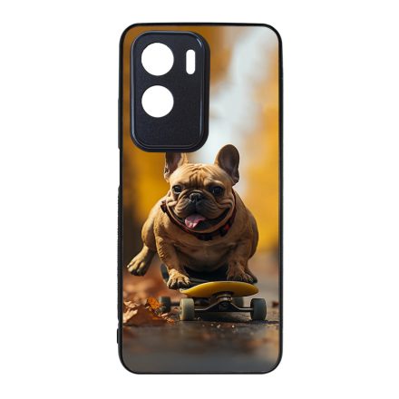 Francia bulldog gördeszkán Honor szilikon tok