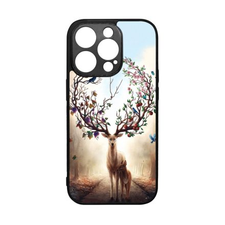 erdő szarvas őz négy évszak iPhone 14 Pro tok
