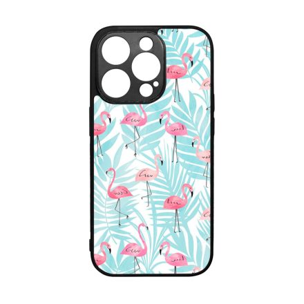 Flamingo Pálmafa nyár iPhone 14 Pro tok