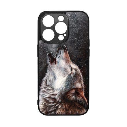 téli farkas wolf art iPhone 14 Pro tok