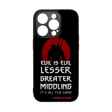 Evil is evil the Witcher Vaják Netflix iPhone 14 Pro tok