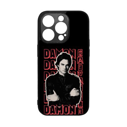 Damon Salvatore Art Vampire diaries Vámpírnaplók iPhone 14 Pro tok