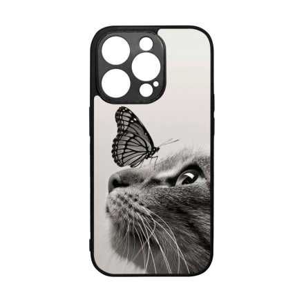 Cica és Pillangó - macskás iPhone 14 Pro tok