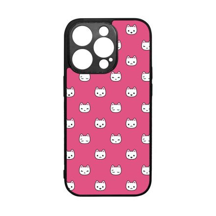PINK Kitty Cat - cicás iPhone 14 Pro tok