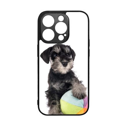 A család kis kedvence - Schnauzer iPhone 14 Pro tok