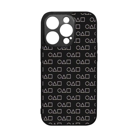 Squid Game a meghivo szimbolumai mintas iPhone 14 Pro tok