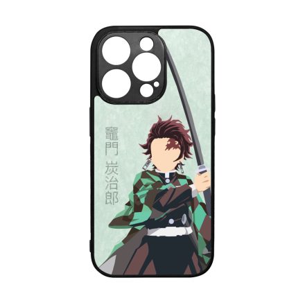 Tanjiro Minimal Art - Demon Slayer iPhone 14 Pro tok
