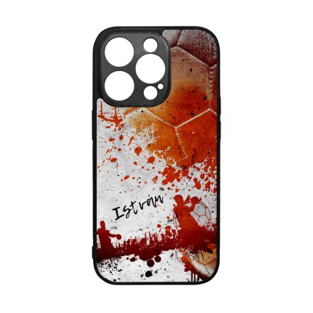 Kerd a neveddel RED kezilabda mintas iPhone 14 Pro tok