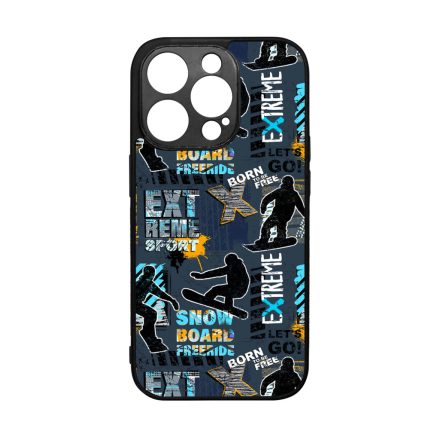 Born to be free Snowboard iPhone 14 Pro tok