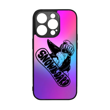Snowboard Pingvin iPhone 14 Pro tok