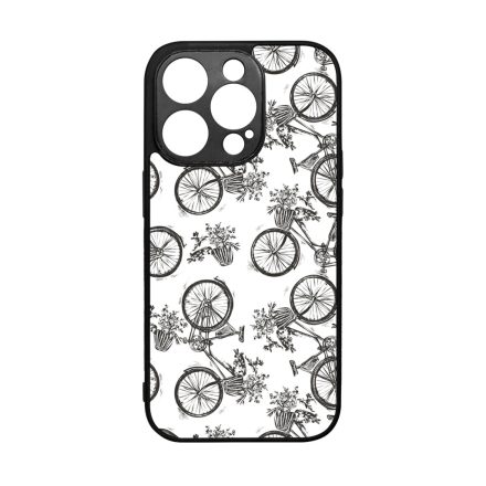 Gyonyorű viragos kerekpar iPhone 14 Pro tok