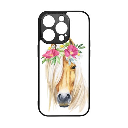 Csodaszép rajzolt lovas iPhone 14 Pro tok