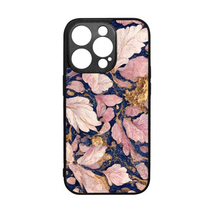 Gyönyörű rózsaszín aranyos virág Art iPhone 14 Pro tok