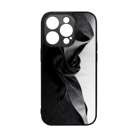 Szatén hatású fekete-fehér Art iPhone 14 Pro tok