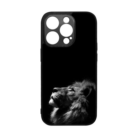 Fekete-fehér oroszlán iPhone 14 Pro tok